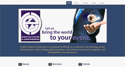 Desktop Screenshot of creative-expos.com