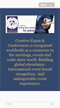 Mobile Screenshot of creative-expos.com